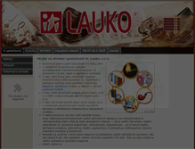 Tablet Screenshot of lauko.sk